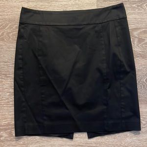 Black mini skirt